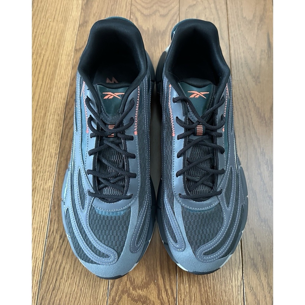 Mens Reebok Zig Kinetica Running Shoes Sneakers Grey‎ Mens 10 GZ1447